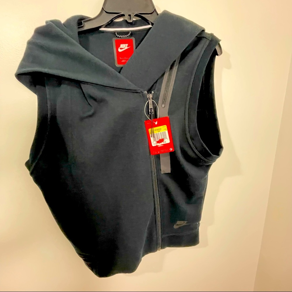 NWT Nike Asymmetrical Vest Hoodie